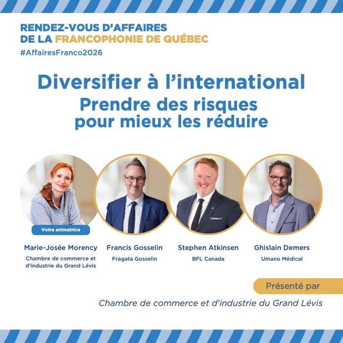 Le Rendez-vous d'affaires de la Francophonie de Québec 2026 dévoile sa programmation