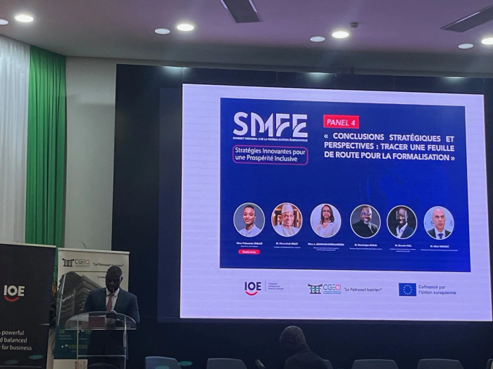 Sommet mondial sur la formalisation économique à Abidjan