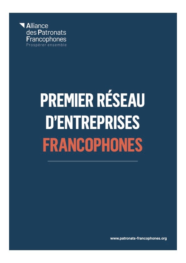Brochure de présentation - Alliance des Patronats Francophones