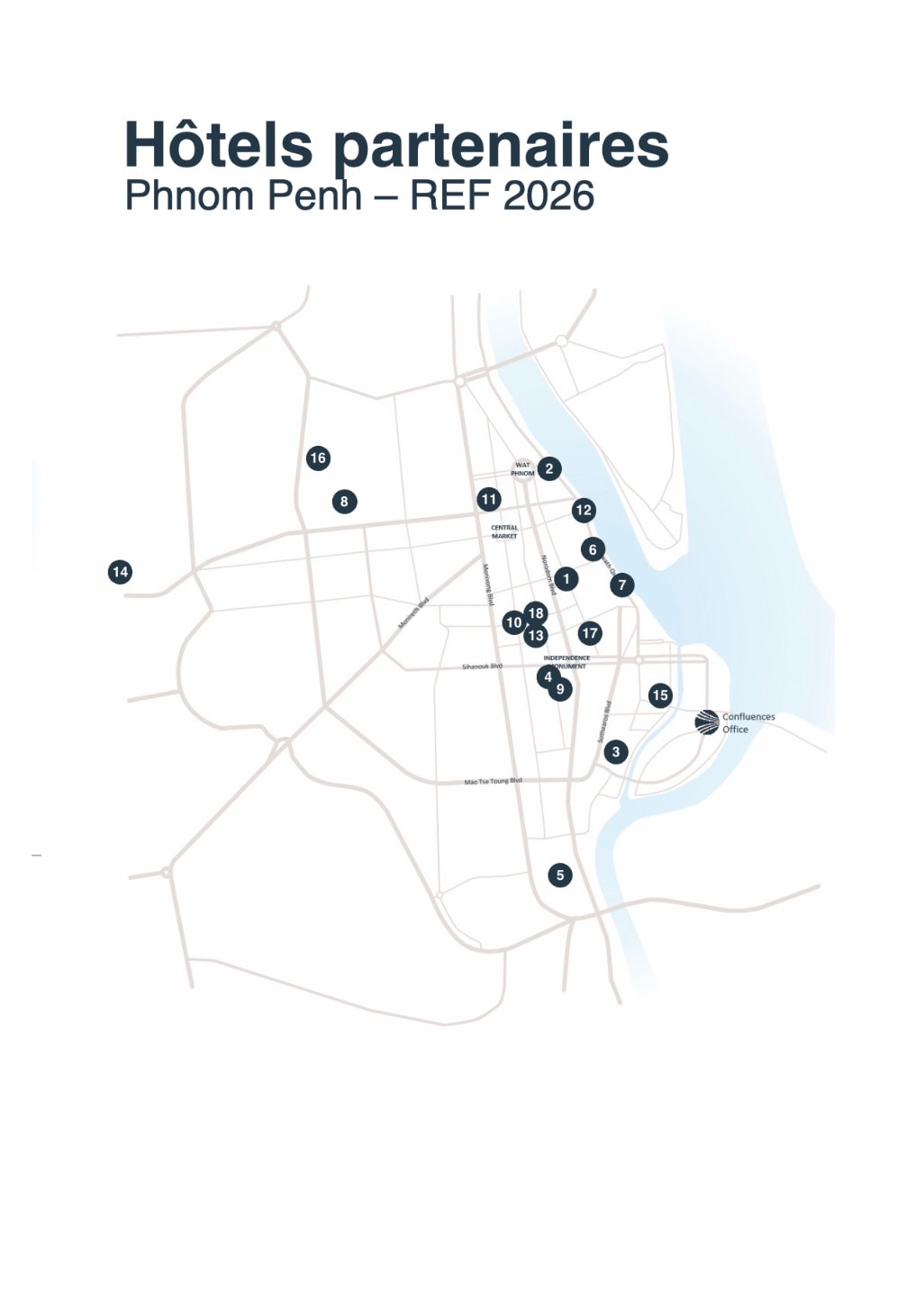 Hotels Phnom Penh - REF 2026