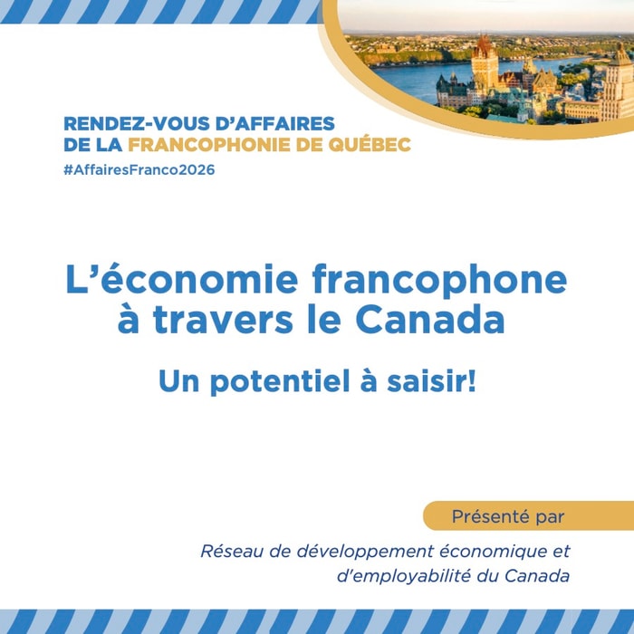 Le Rendez-vous d'affaires de la Francophonie de Québec 2026 dévoile sa programmation