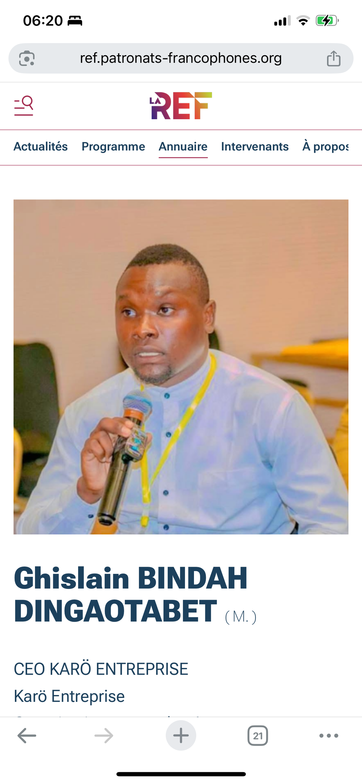 Ghislain DINGAOTABET BINDAH